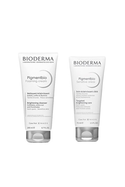 Bioderma Bioderma Pigmentbio Sensitive Areas Lightening Set: Wash + Cream