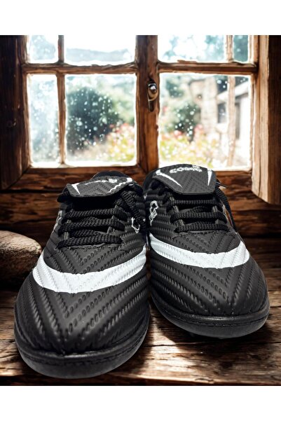 Corner CR7 AIR Unisex Siyah Krampon halı saha spor Ayakkabı-Futbol Ayakkabısı