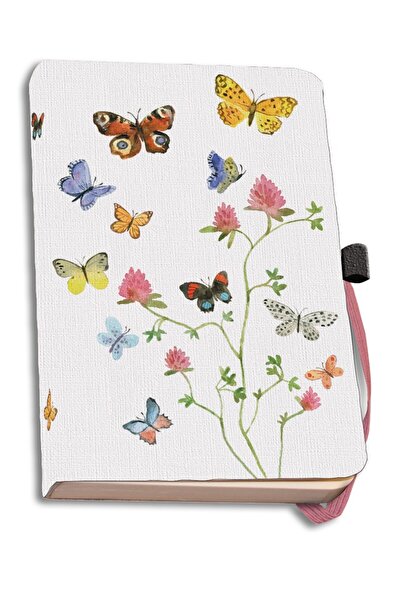 OEM Agenda coperti textile A6 Flowers, Butterflies and Birds, Alice Appleton
