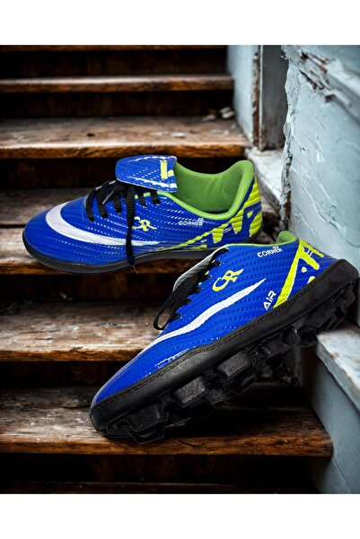 crybrands CR7 AIR Unisex CORNER Siyah Krampon halı saha spor Ayakkabı-Futbol Ayakkabısı