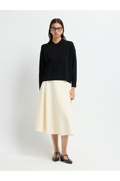 adL İnci Detaylı Triko Kazak