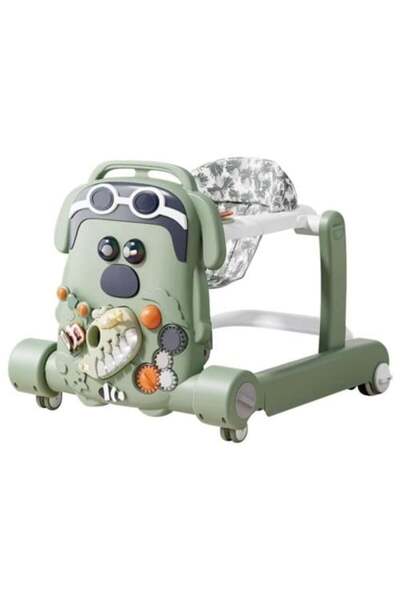 Generic Baby Walker 3 in 1 - Olive Green