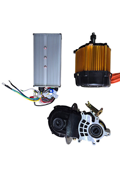 Bix 3 TEKERLİ KASALI 60V72V 51 AMPER 2000W BEYİN 72V1200W MOTOR VE 18 DİSLİ S...