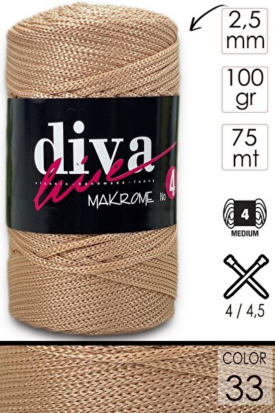 DİVA Makrome İp No:4 33