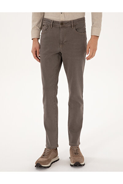 Pierre Cardin Bej Slim Fit Jean Pantolon 50315263-VR011