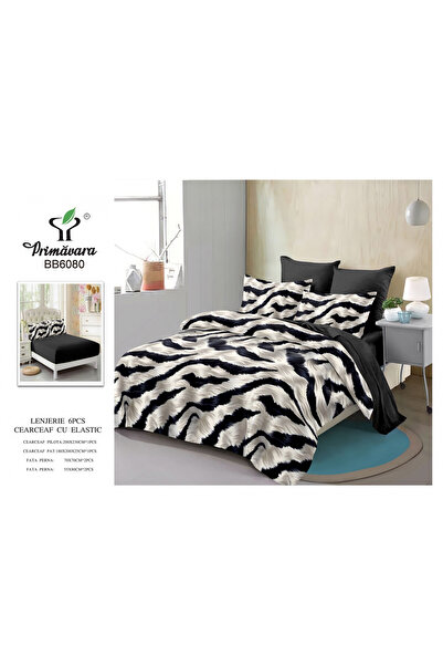 FIONNA.RO Fine Bed Linen With Elastic - Zebra Abstract