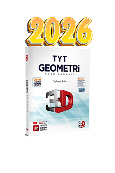 3D Yayınları 3D TYT GEOMETRİ SORU BANKASI 2026