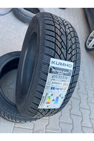 Kumho 205/55R16 WP52 91H KIŞLIK LASTİK 2025 TARİHLİ