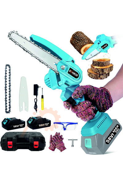Genel Markalar 58 V 20 Cm Pala Akülü Budama Testeresi Şarjlı Budama Testeresi...