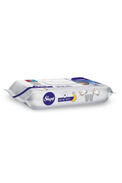 Sleepy Nessiworld XL Lavender Scented Baby Body Cleansing Wipes 50 Sheets