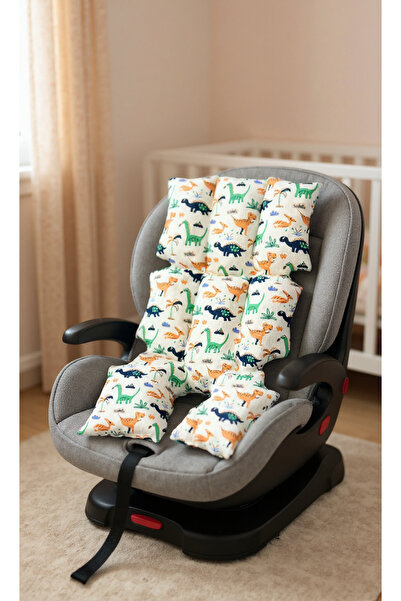 Lumos Trade وسادة عربة أطفال مع دعم للخصر، متوافقة مع عربات الأطفال ومقاعد ال...