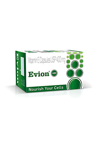 Evion كبسولات فيتامين هـ ٤٠٠ ملغ، تغذي خلاياك، كبسولات هلامية ناعمة، مرطبة للبشرة - ٤٠ كبسولة