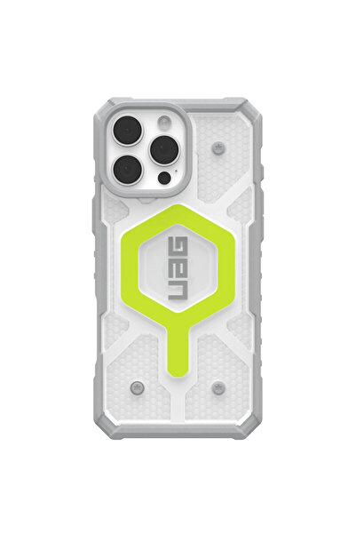 UAG Husa iPhone 17 Pro Max Pathfinder Clear MagSafe, Șnur albastru