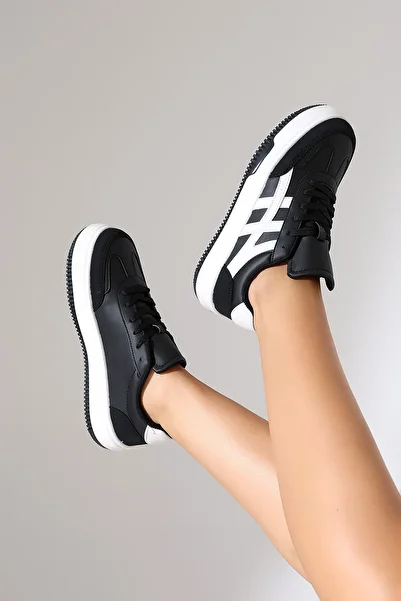 Encool Black Women's Casual Sneaker Shoes