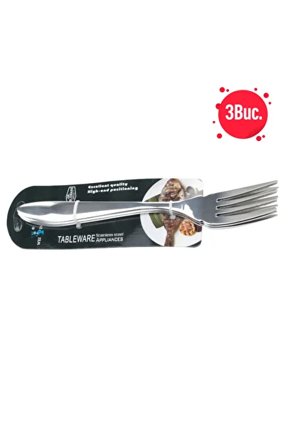 DAR X3 - STAINLESS STEEL HORECA FISH FORK 3PCS/SET A-13249 WEI