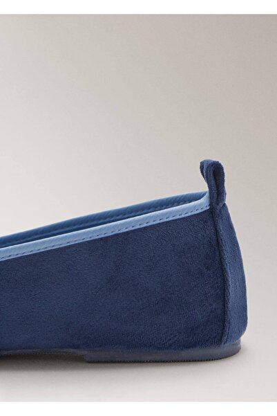 MANGO Woman Kadife işlemeli spor ayakkabı