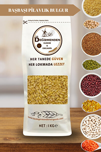 Taş Değirmenden Organik Atalık Başbaşı Pilavlık Bulgur - 1 Kilo