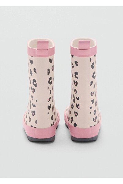 MANGO Baby Leopar desenli yağmur çizmesi