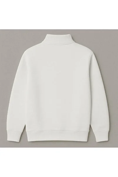 Elvino Crtz Printed Street Style Half Zipper Stand Collar 3 Thread Thick Winter Women'S/Men's Unisex Sweatshirt