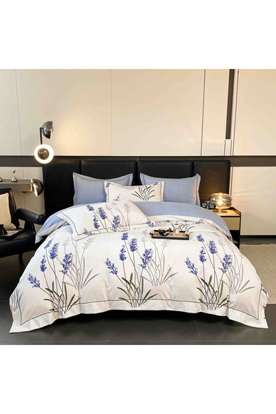 CHIRASO CHIRASO Bedding, LUX, Gift Box, ELASTIC Sheet 180x200+30cm, Duvet Cover 200x230, 4 Pillowcases