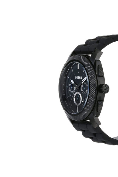 Fossil Men's Silicone Analog Watch FS4487 - 45 mm - Black