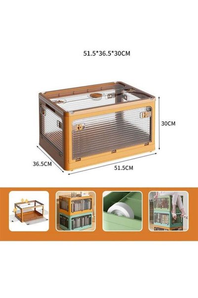 Generic Versatile Foldable Transparent Storage Box for Books and Household It...