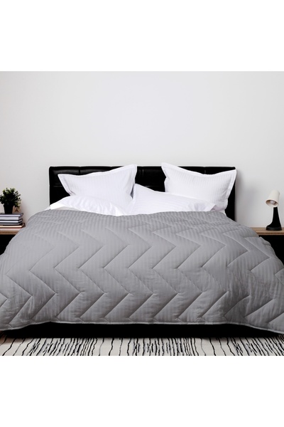 PATONE Bamboo Winter Gray Quilt 180x210, for 2 people, PBIDGRI180