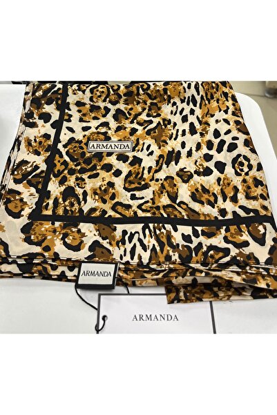 ARMANDA Voile Silk Leopard Pattern