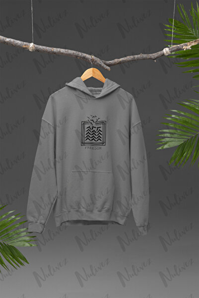 Nulivez هودي كبير الحجم للجنسين عالي الجودة مطبوع عليه تصميم الحرية الفلسطينية