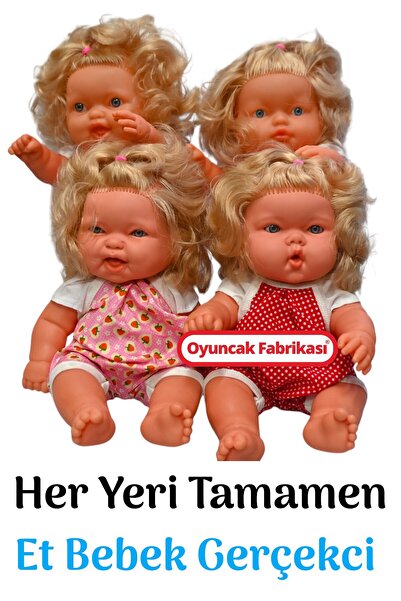 Oyuncak Fabrikası Oyuncak Gerçekçi Et Bebek Her Yeri Tamamen Et Vinil Gövdeli...