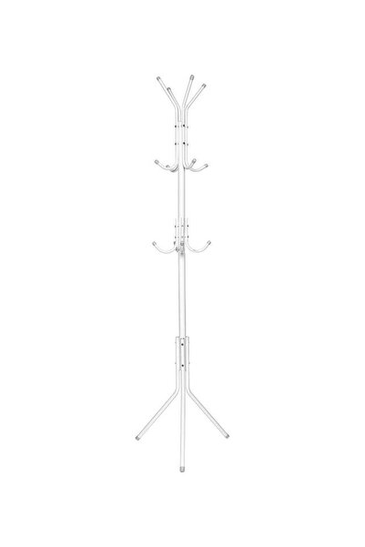Generic ARTC 12 Hook Coat Rack Stand White