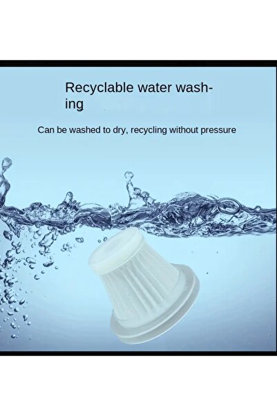 ORGANICYOU 3 قطع من الفلتر قابلة للغسل لمكنسة السيارة اللاسلكية من ييوو، قابلة لإعادة الاستخدام