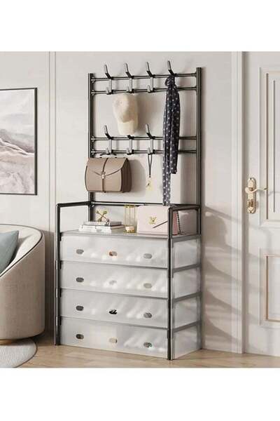 Generic شماعات الملابس والقبعات ورفوف الأحذية ورفوف الأحذية متعددة الطبقات ور...