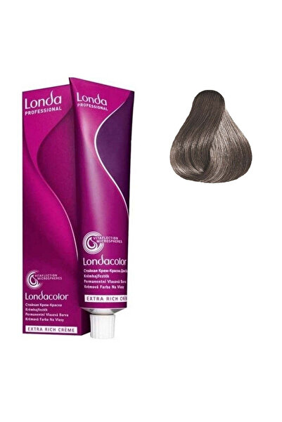 Londa Vopsea de păr permanentă 6/81 - Londacolor Blond Cenușiu Închis Albastru Închis -