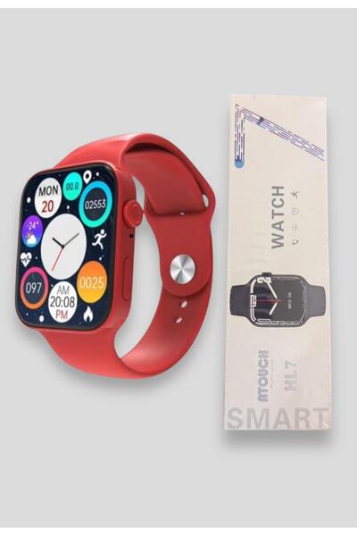atouch HL7 Bluetooth Call,Heart Rate,IP67 Waterproof 45mm Android and iOS Compatible Sport Watch Red