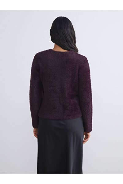 LC Waikiki LCW Modest YENİ SEZON Bisiklet Yaka Kadın Triko Hırka