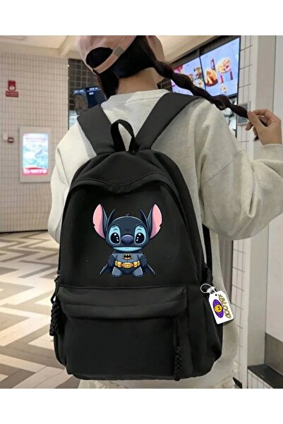 1blood Stitch Face Printed School Backpack