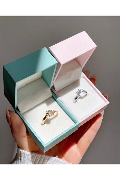 ArtBDesign Ay ve Güneş Çift Yüzükler