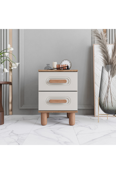 MONZIO Otto 2 Çekmeceli Komodin %100 MDF