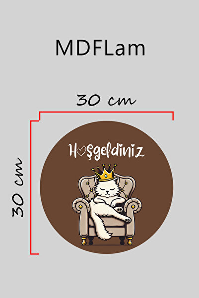 Dormot Digital Print Brown, Standard, This Is Our Kitten Theme, Door Ornament, Wall Ornament