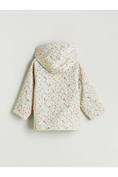 LC Waikiki LCW Kids YENİ SEZON Çiçek Desenli Kız Çocuk Mont