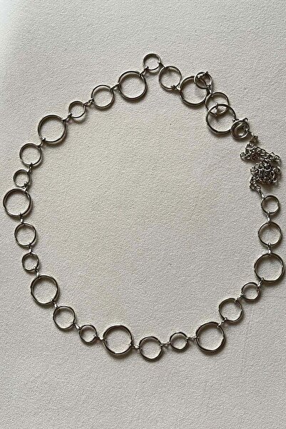 keisy Silver Ring Detailed Waist Chain
