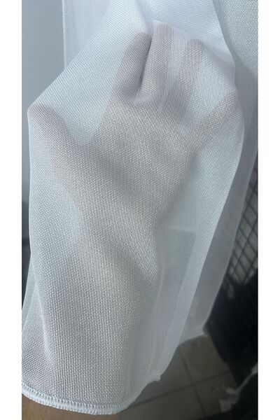 Storlant Frostline Snow White Tulle Curtain |   Suitable for High Ceilings |   Frequent Pleated |   Heavy Weight Fabric
