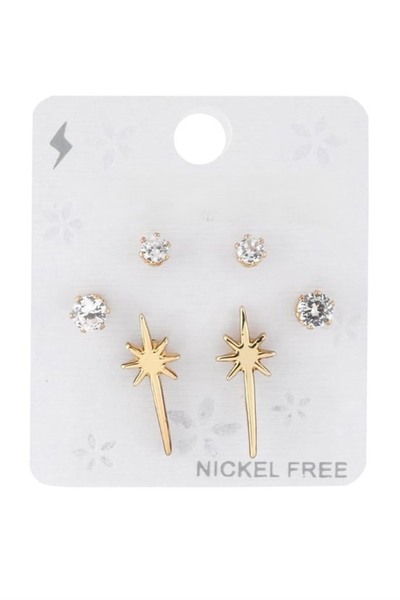 YUNİCCİ & CO أقراط من الفولاذ على شكل بوجيتير