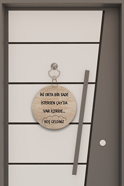 Dormot Digital Printing Open Wooden, Standard, Two Middle One Simple Themed, Door Ornament, Wall Ornament