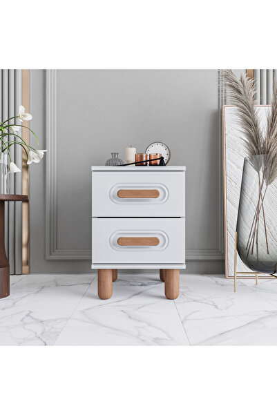 MONZIO Otto 2 Çekmeceli Komodin %100 MDF