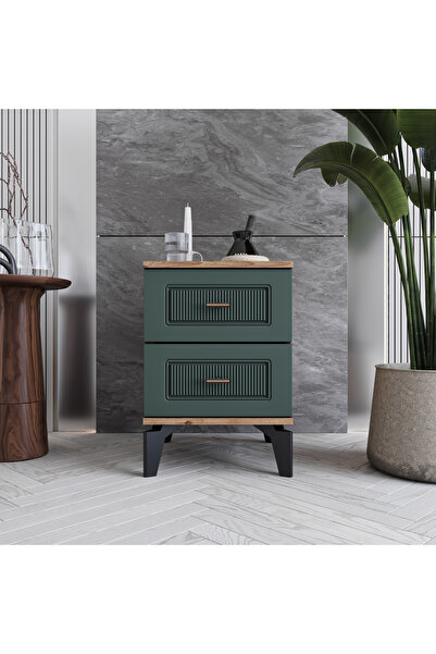 MONZIO Libra 2 Çekmeceli Komodin %100 MDF