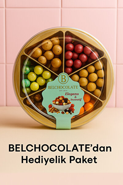 belchocolate 6'lı Leblebili Tatlar Draje Seti - 300 Gr