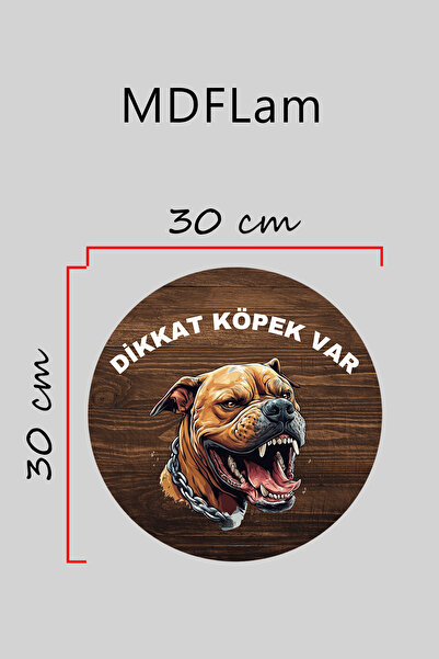 Dormot Digital Print Wooden, Standard, Thick Dog-Themed Door Ornament, Wall Ornament