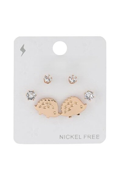 YUNİCCİ & CO أقراط من الفولاذ على شكل بوجيتير